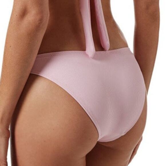 Melissa Odabash Resort Iconic Martinique Ribbed Blush Bikini Italy 44 US 8 - Picture 6 of 7